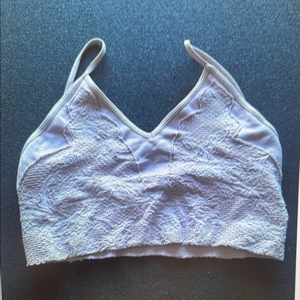 Elegant Lace Bralette - Purple